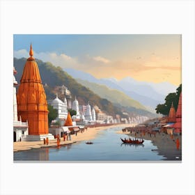 Ganga River Canvas Print