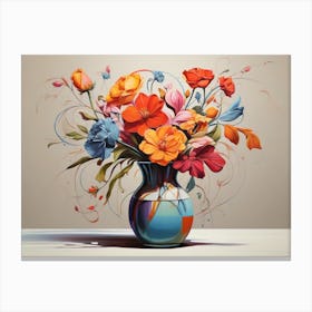 Flowers In A Vase 19 Canvas Print