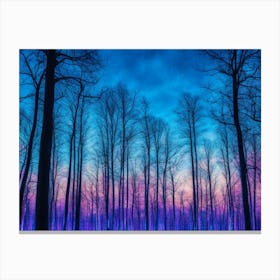 Twilight Forest Canvas Print