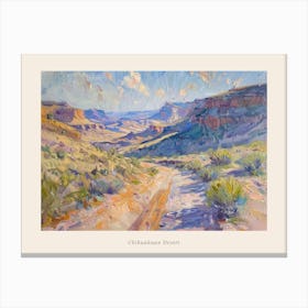 Western Landscapes Chihuahuan Desert Texas 1 Poster Canvas Print