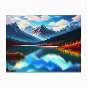 Mountain Lake 22 Canvas Print
