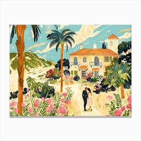 Couple in Athens Canvas Print