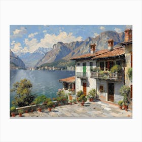 Lake Como 2 Canvas Print