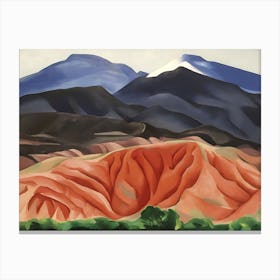 Georgia O'Keeffe - Black Mesa Landscape , New Mexico Canvas Print
