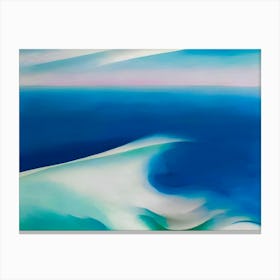 Georgia O'Keeffe - Blue Wave Maine. 1926 Canvas Print