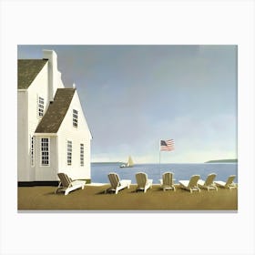 House On The Beach 1 Canvas Print