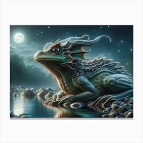 Mysterious Dragon Frog Canvas Print