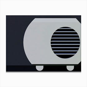 Air Conditioner Minimal Design Canvas Print