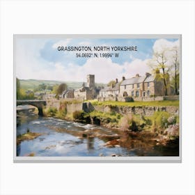 Grassington North Yorkshire 1 Canvas Print