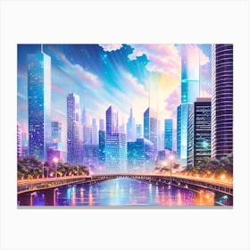 Cityscape 77 Canvas Print