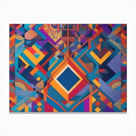 Abstract Geometric Pattern Canvas Print