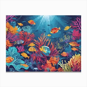 Coral Reef 4 Canvas Print