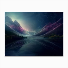 3D Landcsape Canvas Print