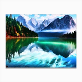 Mountain Lake 42 Canvas Print