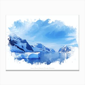 Lemaire Channel, Antarctic Peninsula, Antarctica Canvas Print