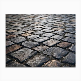 Cobblestone Street 4 Canvas Print