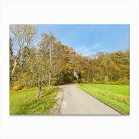 Road In The Countryside 13 Canvas Print