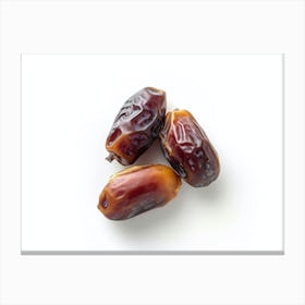 Dates On A White Background 1 Canvas Print