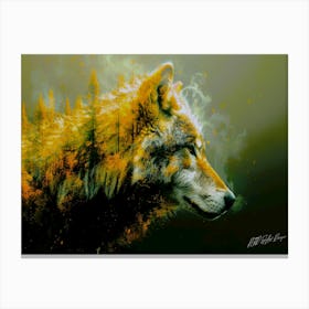 Red Wolf - Wolf Qualities Canvas Print