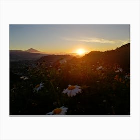 Teide Sunset from Cran Canaria Canvas Print