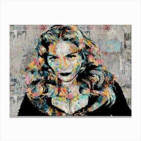 Madonna Portrait Canvas Print
