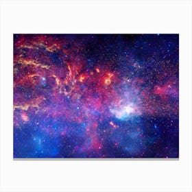 The Centre Of The Milky Way From Hubble, Nasa Canvas Print