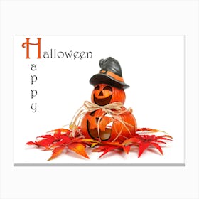 Happy Halloween Poster Canvas Print