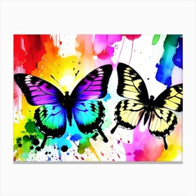 Colorful Butterflies 5 Canvas Print