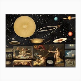 The Primary Matter That Is To Constitute The Cosmos (1st Art) Canvas Print