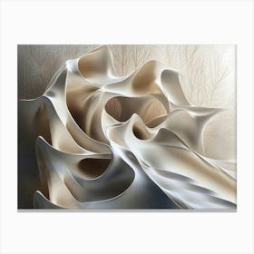 Abstract Sculpture Canvas Print