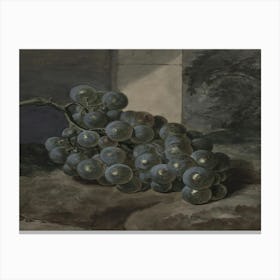 Grapes In A Window Canvas Print