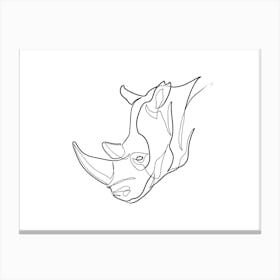 Rhino Canvas Print