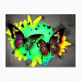 Butterfly Painting 128 Canvas Print