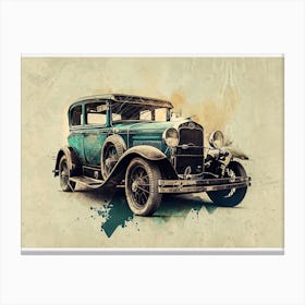 Vintage Car 4 Canvas Print