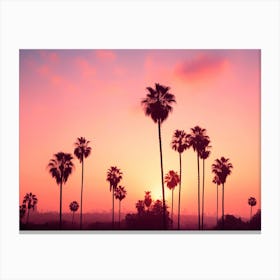 California Dreaming - Los Angeles Lights Canvas Print