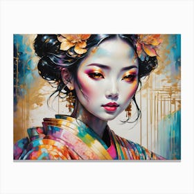 Geisha 2 Canvas Print