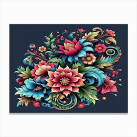 Floral Painting Canvas Print