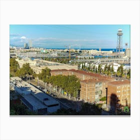 Barcelona Skyline 202309231745195pub Canvas Print