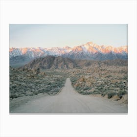 California Desert Mountains Canvas Print