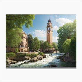 Heritage Green Canvas Print