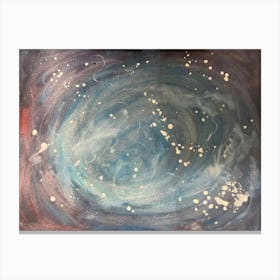 Space, gouache Canvas Print