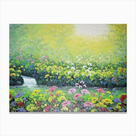 Garden Of Flowers Canvas Print