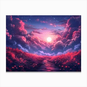 Night Sky 2 Canvas Print