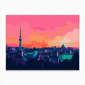 Tallinn Skyline 2 Canvas Print