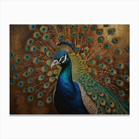 Peacock 20 Canvas Print