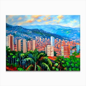 Colombia Cityscape 1 Canvas Print