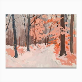 Snowy Woods Canvas Print