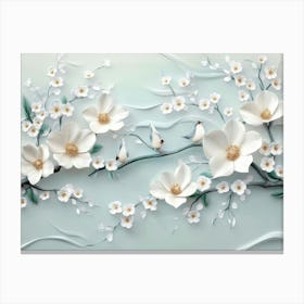 Magnolia Blossoms Canvas Print