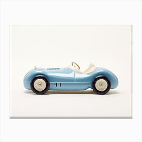 Toy Car Blue Race Car Canvas Print