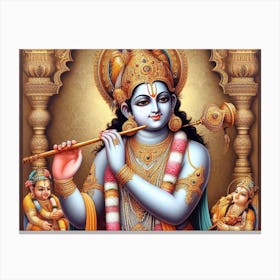 Lord Krishna 2 Canvas Print